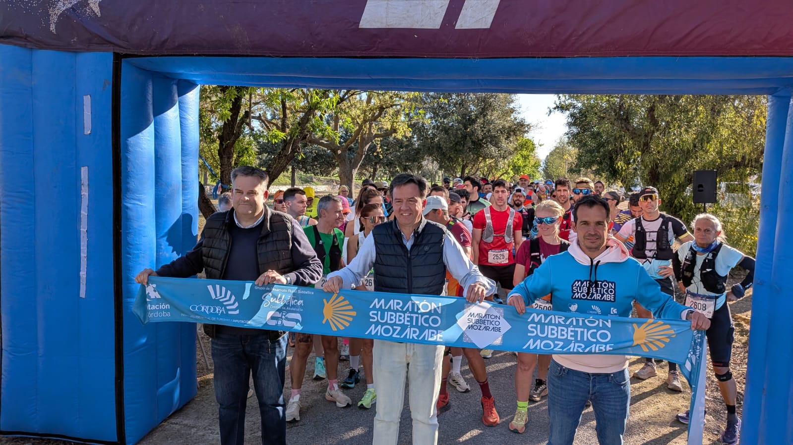 Salida del Maratón Mozárabe Subbético en la modalidad de 25 kilómetros